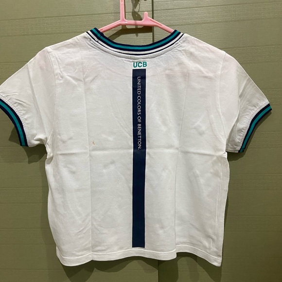 UNITED COLORS OF BENETTON
Women White Solid Cropped Round Neck T-shirt S - Picture 7 of 11